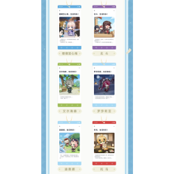 Genshin Impact-Llavero acrílico aleatorio Versión B